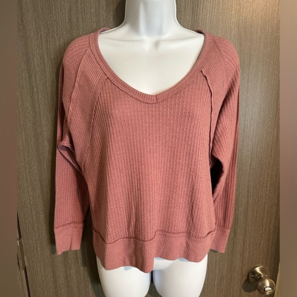 Women’s Forever 21 Purple / Pink Knit Top Size Small